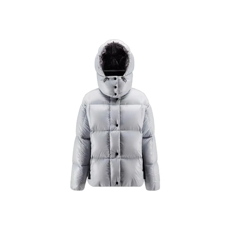 Moncler Parana Short Down Jacket Lilac Grey/Dark Grey-0