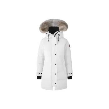 Canada Goose Shelburne Series Down Jacket Winter Women's BeiChen White