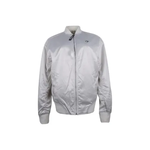 Converse Reversible Oversized MA 1 Bomber Jackets Coats Women's Ecru