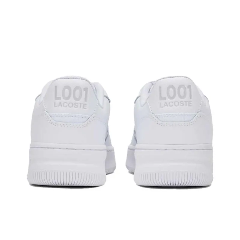 LACOSTE L001 Anti Slip Wear Resistant Low Top Casual Shoes Women's White-2