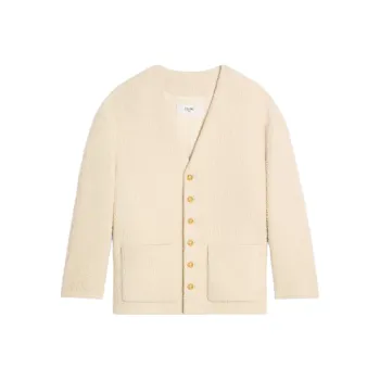 CELINE Oversized Jacket In Cashmere Natté