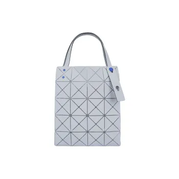 ISSEY MIYAKE CARAT PVC Polyvinyl Chloride Resin Diamond Bag, Tote Bag, Shopping Bag, Handbag Women's Light Gray