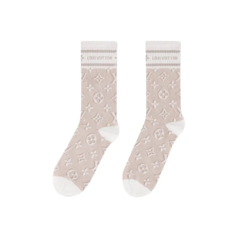 LOUIS VUITTON Monogram Heritage Socks-0
