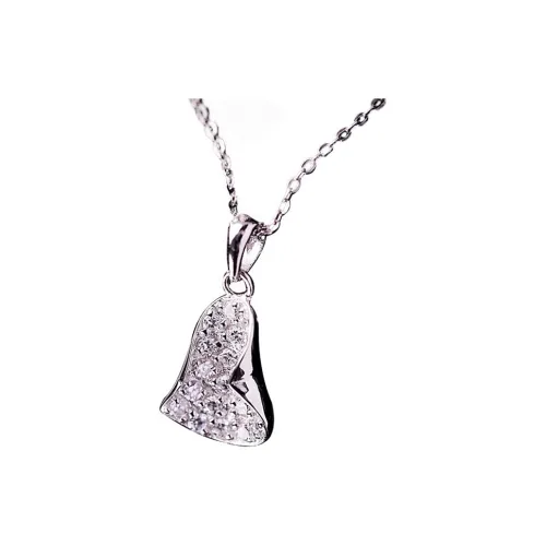 IDEE CREATIVE IDEA FOR YOU 925 Sterling Silver With Simulated Gemstone Necklaces Women's
