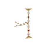 Gold Chain Red Gemstone