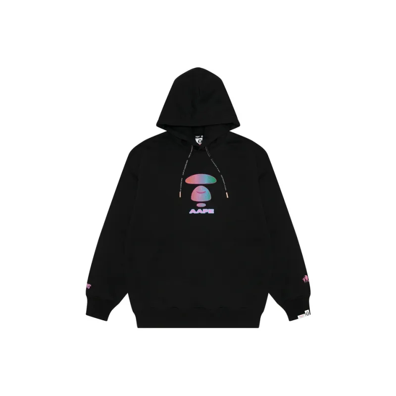 Aape Logo embroidered Drawstring Hoodie-0