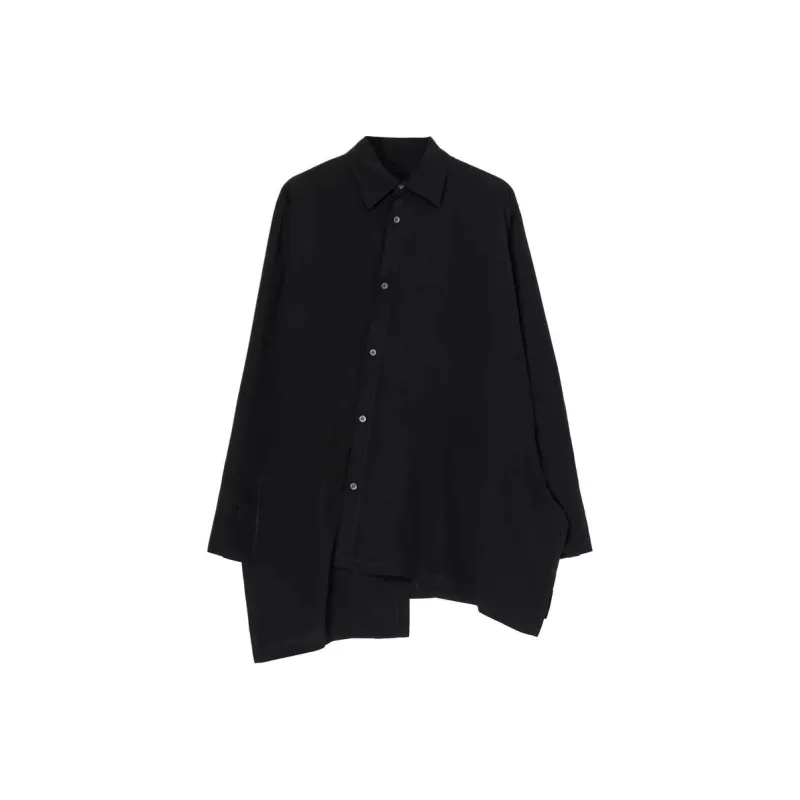 Yohji Yamamoto Asymmetrical Oversize Shirt-0