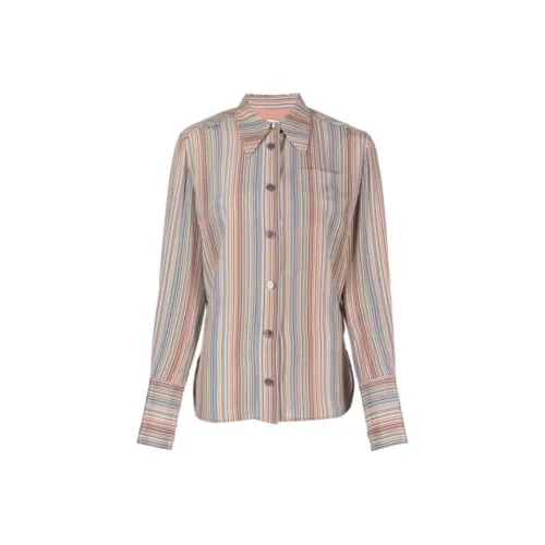 Paul Smith Chest-pocket Striped Silk Shirt