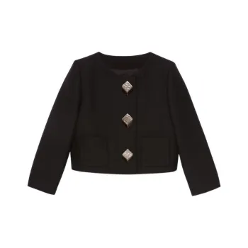 GUCCI Women's Dry Wool Jacket Black