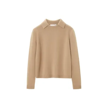 OVV Knitwear Women's Camel Solid Color A5