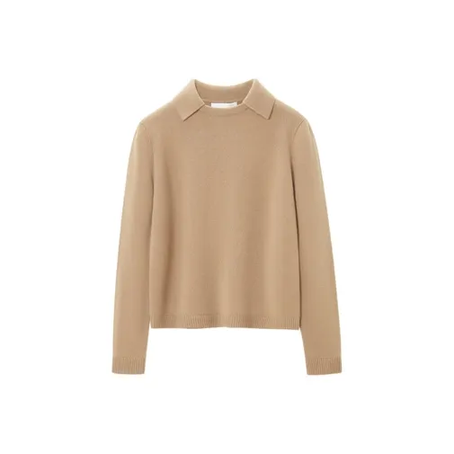 OVV Knitwear Women's Camel Solid Color A5-0