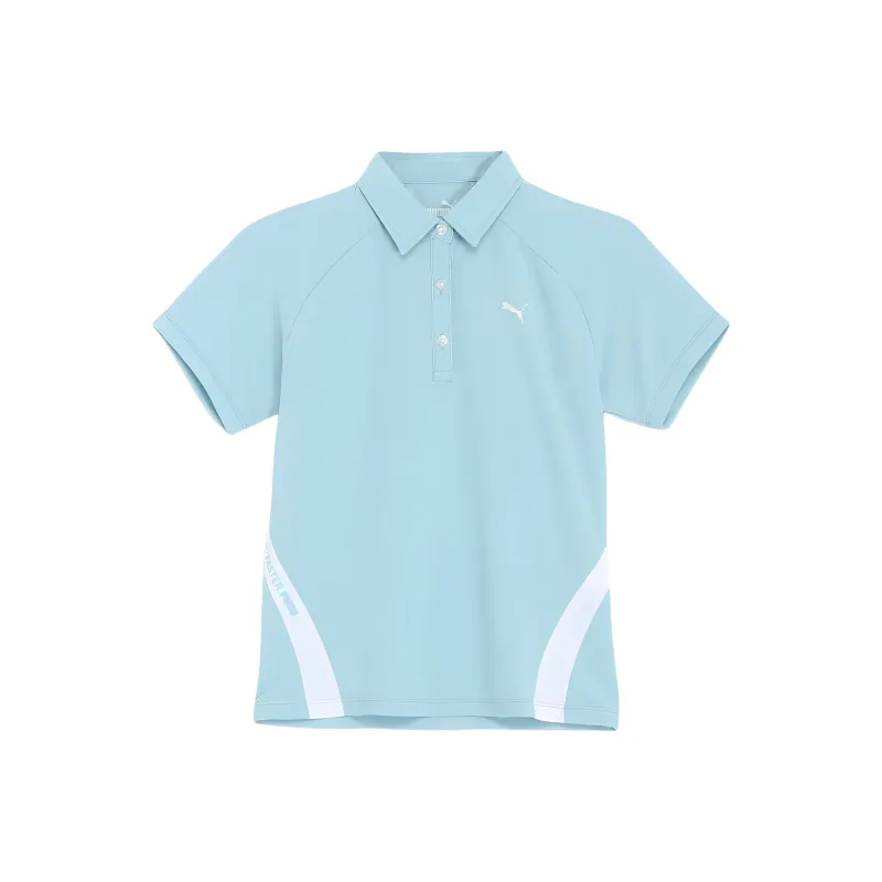PUMA Golf Polo Shirt Women's Turquoise-0