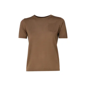 'S MAX MARA Egidio Crewneck Knitted T-Shirt