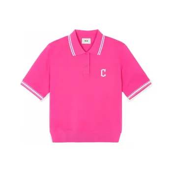 MLB ClevelandGuardians Polo Shirt Women's Pink