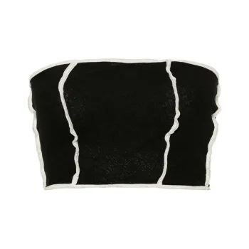 NANUSHKA Luisa Strapless Cropped Top