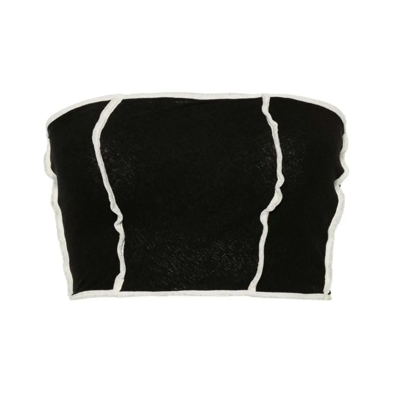 NANUSHKA Luisa Strapless Cropped Top-0