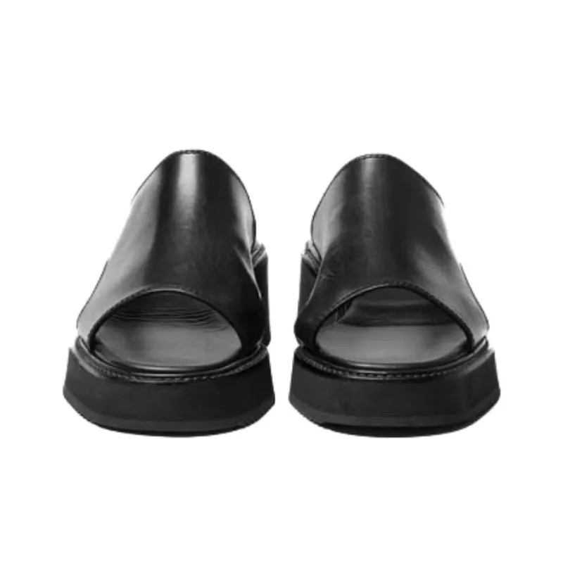 JULIUS Slide Slippers Men's Black-3