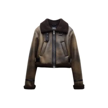 ZARA Jackets Coats Women's Brown