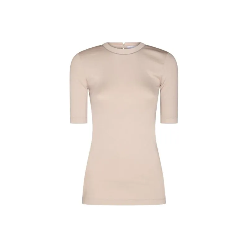 Brunello Cucinelli Crewneck Short-Sleeved Top-0