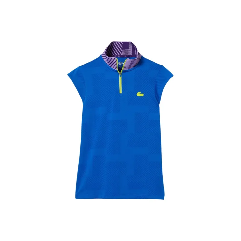 LACOSTE Polo Shirt Women's Blue-0