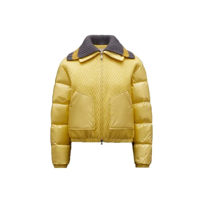 Moncler Down Jacket Women's Yellow-0