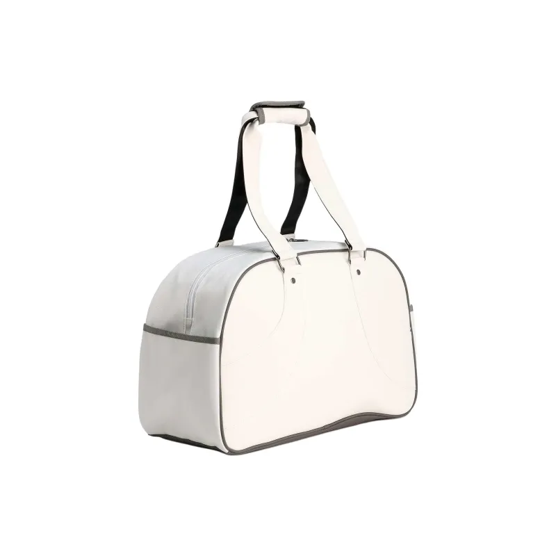 PUMA Synthetic Leather Travel Bag Unisex White & Gray-1