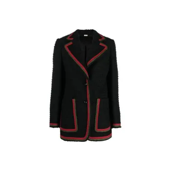GUCCI Contrasting trim Single breasted Blazer