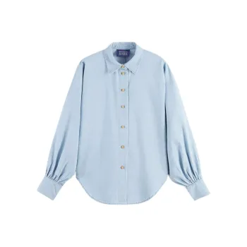 Scotch&Soda Shirt Women's Washable Blue