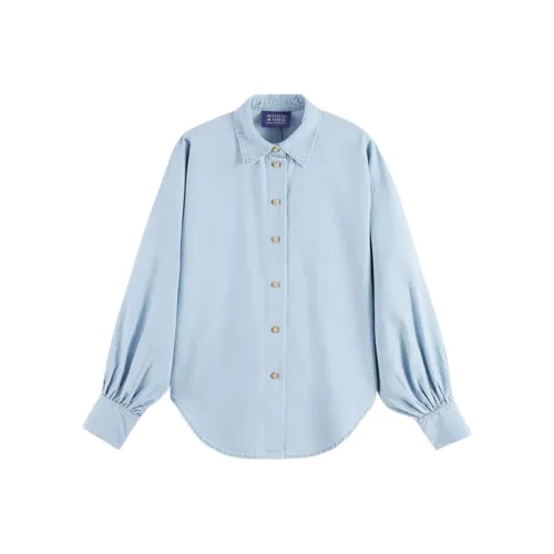 Scotch&Soda Shirt Women's Washable Blue