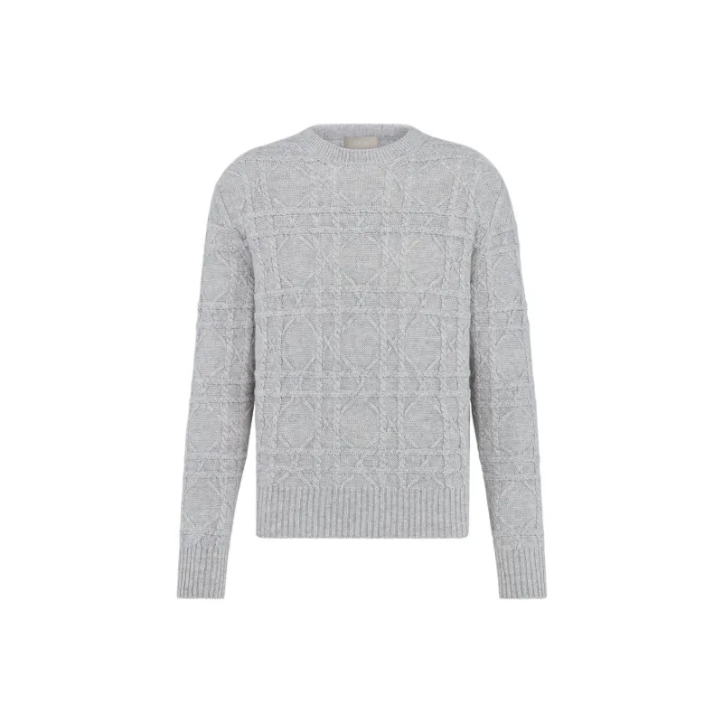 DIOR Cashmere Sweater Men's Gray-0