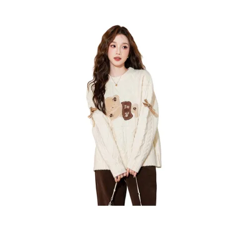 Tonlion Knitwear Women's Apricot Beige
