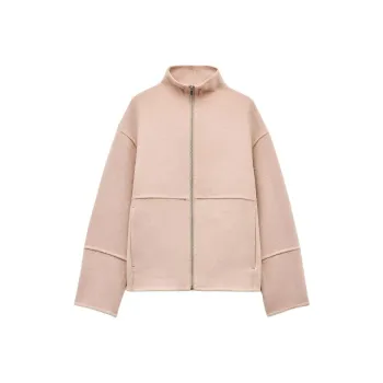 ZARA ZW Series Jackets Coats Women's Pink