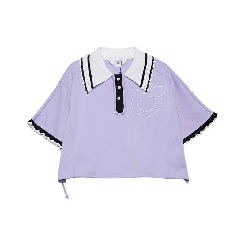 MUGUOGUOMU Drop Shoulder Sleeve T Shirt Women's-1