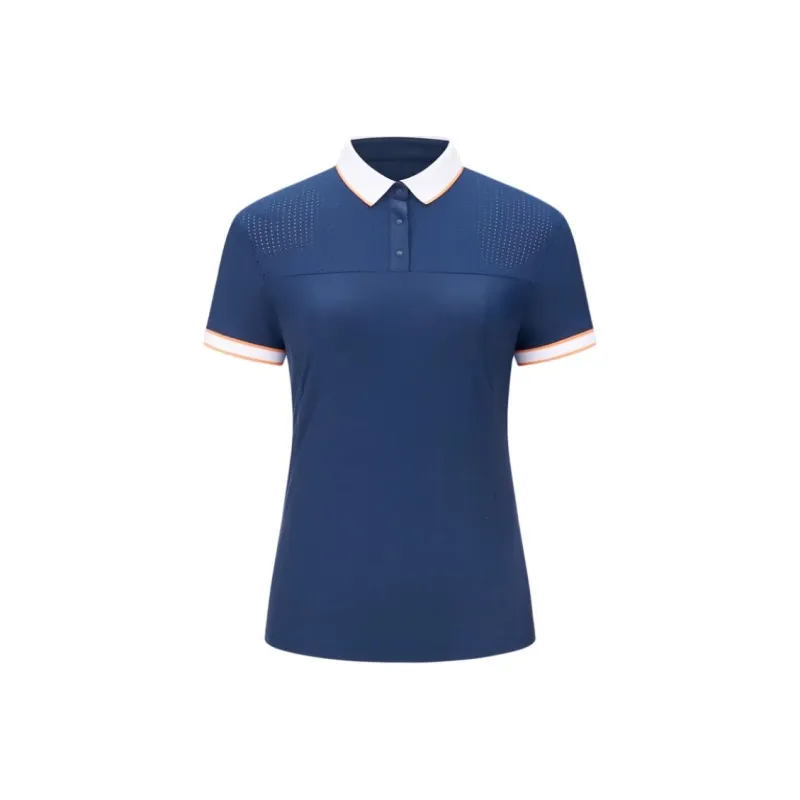 DESCENTE FIELD Collection GOLF SS24 Polo Shirt Women's-2