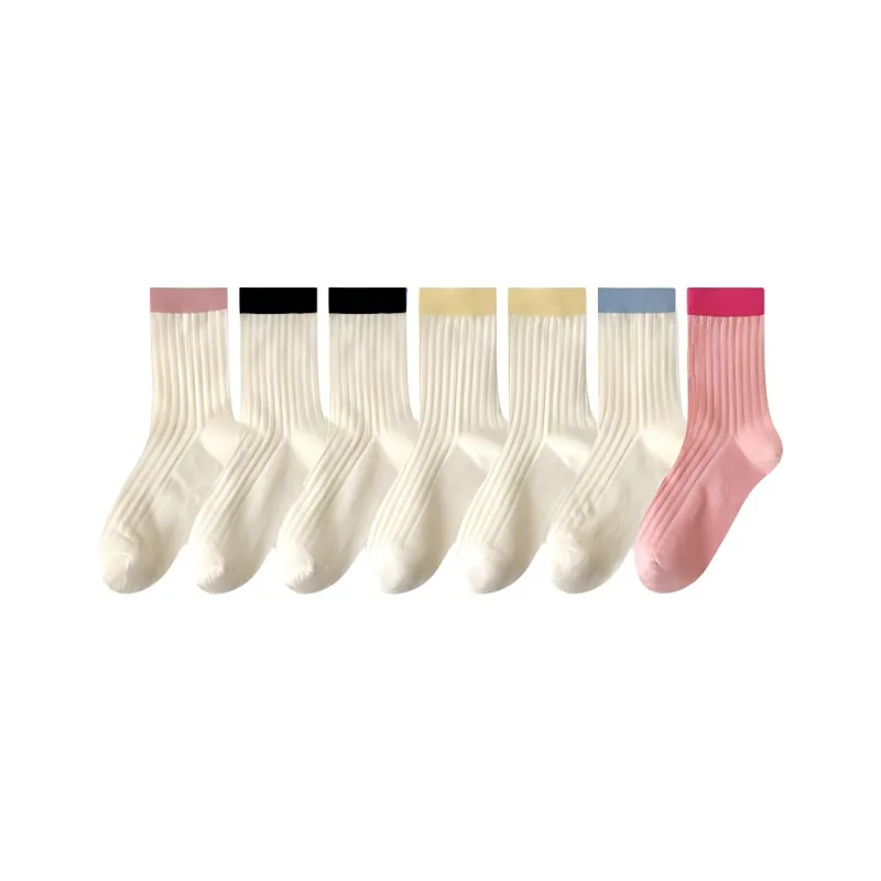 H YXIANG Mid Calf Socks Women's Combo Set-16
