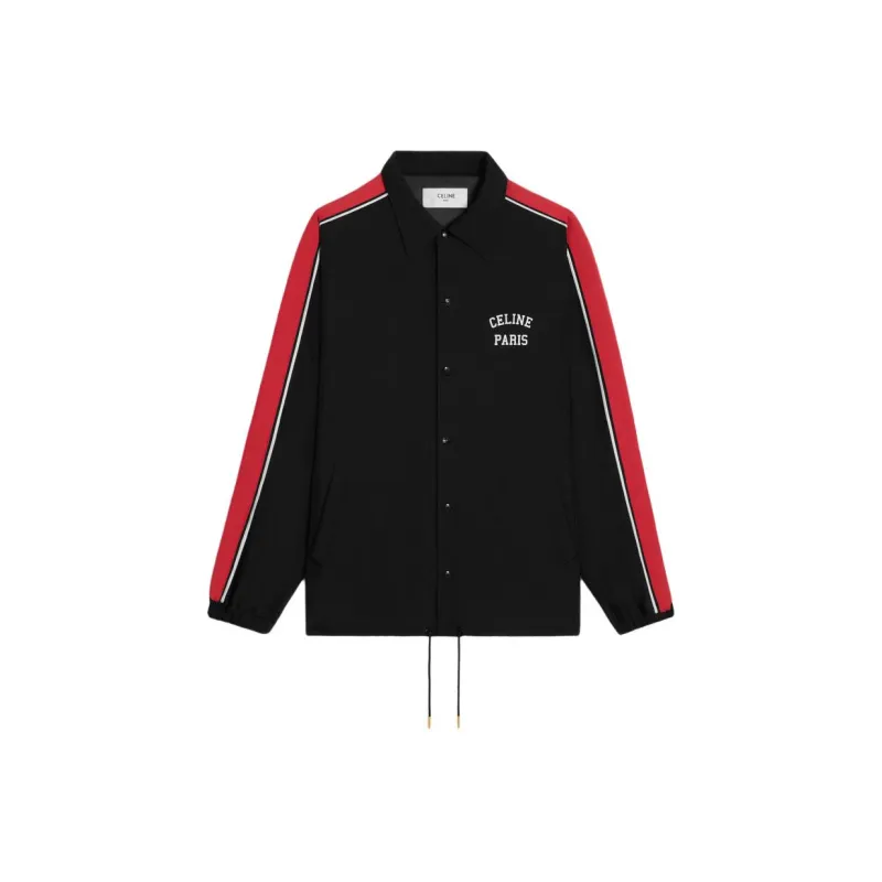 CELINE Paris Coach Jacket In Nylon Twill-0