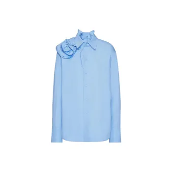Valentino Buttoned Long-Sleeved Poplin Shirt