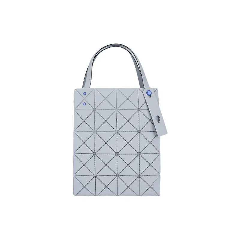 ISSEY MIYAKE CARAT PVC Polyvinyl Chloride Resin Diamond Bag, Tote Bag, Shopping Bag, Handbag Women's Light Gray-2