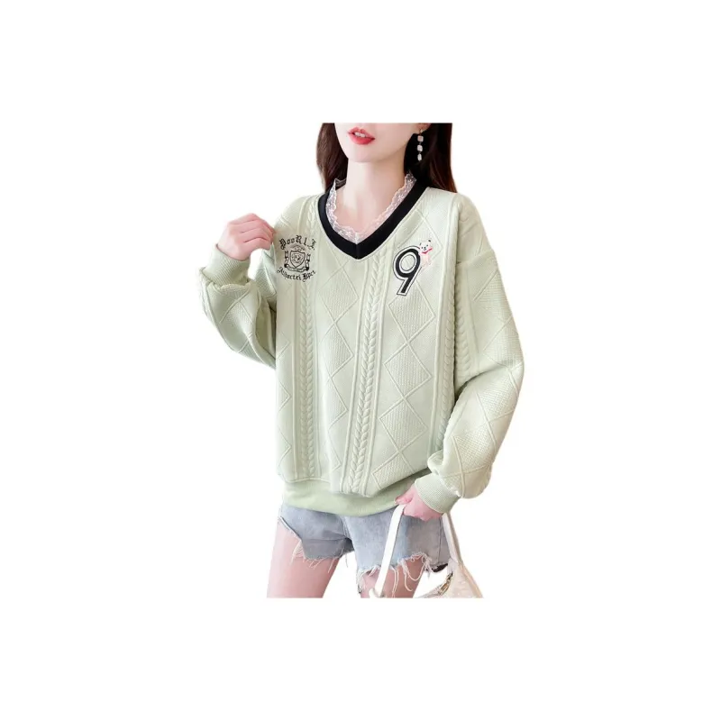 Flowers In Water Sweatshirt Women's-5