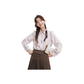 ZIHAN Shirts Women's Beige Gold