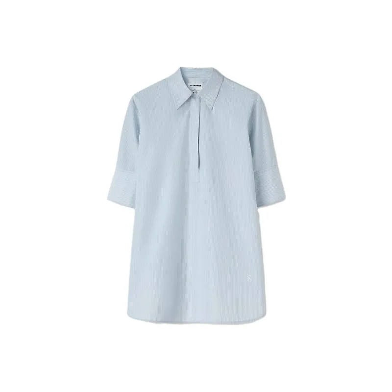 JIL SANDER Half Sleeved Relaxed Fit Shirt-0