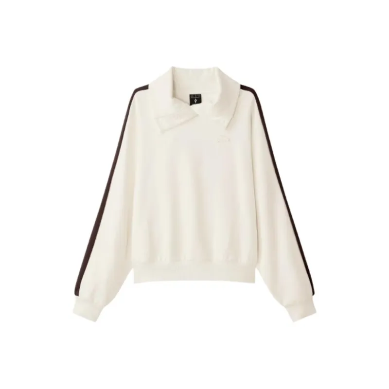 Skechers Mountain And Wild Outdoor Series Sweatshirt Women's Egg White Color-0