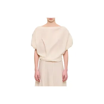 KHAITE Niles Cap Sleeved Top