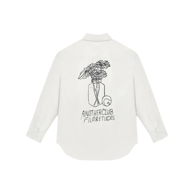 FILA x ETUDES Shirt Women's Coconut Milk White-0