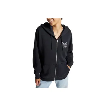 Converse Blooming Full-Zip Hoodie Jackets Coats Women's Black