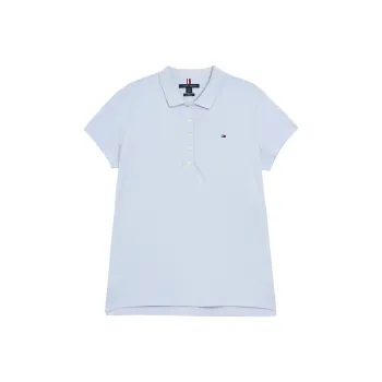 Tommy Hilfiger Polo Shirt Women's Light Blue