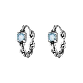 PUENTE 999 Fine Silver Earrings Women's