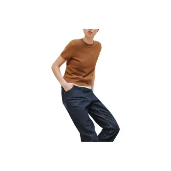 HERMES FW24 Cashmere Sweater Women's Brown