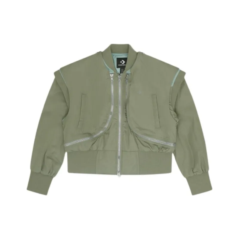 Converse Jackets Coats Women's Green-0