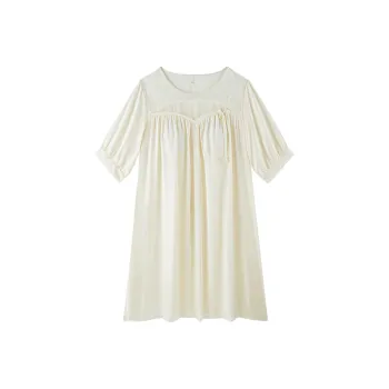Top Melon Nightgown Women's Cream Apricot